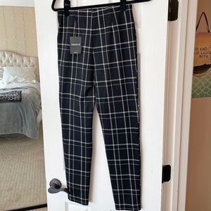 Black Plaid High Waisted Leggings - Forever 21